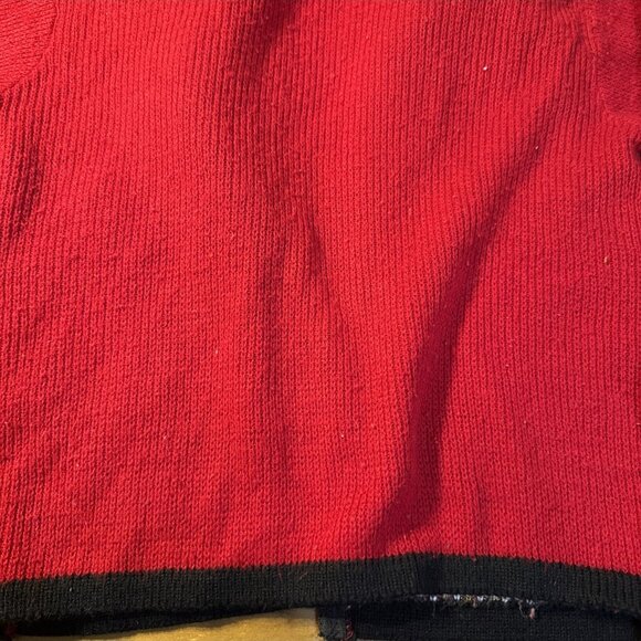 READ!  VTG Rods 3D Horse Girls Sweater Kids Medium 10/12 Craft Project Repurpose - Picture 11 of 14